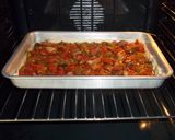 Foto del paso 11 de la receta: Masa de hojaldre con pimientos verdes, setas y tomate