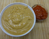 Foto del paso 7 de la receta: Crema de garbanzos con puré de pimientos