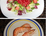 Foto del paso 2 de la receta: Ensalada con surimi, langostinos y granada