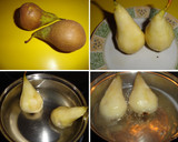 Foto del paso 1 de la receta: Peras bañadas en miel