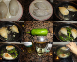 Foto del paso 4 de la receta: Calamares rellenos de revuelto de langostinos