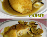 Foto del paso 7 de la receta: Calamares rellenos de revuelto de langostinos