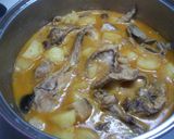 Foto del paso 4 de la receta: Conejo con setas en salsa de almendras