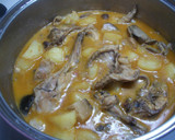 Foto del paso 4 de la receta: Conejo con setas en salsa de almendras