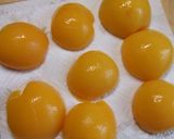 Foto del paso 3 de la receta: Pastel de almendra con melocotones en almíbar
