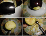 Foto del paso 1 de la receta: Nido en berenjena