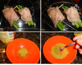 Foto del paso 3 de la receta: Rollitos rellenos de pavo, con miel y mostaza