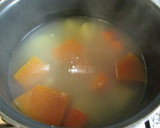 Foto del paso 1 de la receta: Sopa crema de calabaza y zanahoria