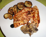 Foto del paso 6 de la receta: Pavo y berenjenas a la plancha