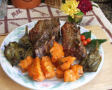 Foto del paso 4 de la receta: Asado al horno con boniatos y alcachofas