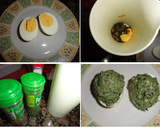 Foto del paso 3 de la receta: Huevos rellenos de espinacas y setas