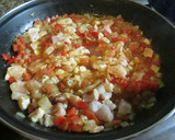 Foto del paso 4 de la receta: Berenjenas y calabacines rellenos de pechuga de pavo