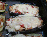 Foto del paso 8 de la receta: Berenjenas y calabacines rellenos de pechuga de pavo