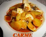 Foto del paso 5 de la receta: Patatas caldosas con almejas
