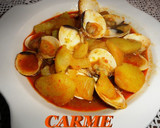 Foto del paso 5 de la receta: Patatas caldosas con almejas