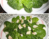 Foto del paso 1 de la receta: Ensalada de espinacas con peras y pollo