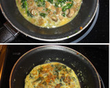 Foto del paso 5 de la receta: Tortilla de espinacas y champiñones