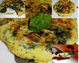 Foto del paso 6 de la receta: Tortilla de espinacas y champiñones