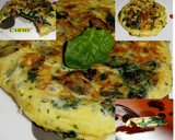 Foto del paso 6 de la receta: Tortilla de espinacas y champiñones