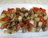 Foto del paso 3 de la receta: Longaniza de cerdo a la sartén con verduras