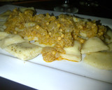 Foto del paso 9 de la receta: Ravioles de trucha a la puentes con sello en salsa de caviar