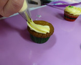 Foto del paso 1 de la receta: Cupcake de vainilla navideño