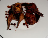 Foto del paso 4 de la receta: Guatlles amb peres al vi negre