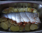 Foto del paso 6 de la receta: Lubina salvaje rellena