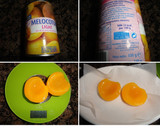 Foto del paso 1 de la receta: Melocotones light rellenos
