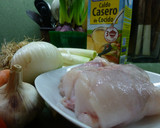 Foto del paso 2 de la receta: Garbanzos con rape y pimentón