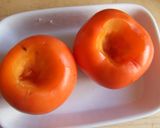 Foto del paso 1 de la receta: Caquis rellenos al horno