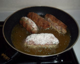 Foto del paso 5 de la receta: Rollitos de carne picada con salsa de almendras