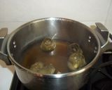 Foto del paso 2 de la receta: Alcachofas a la servilleta con crema