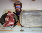 Foto del paso 1 de la receta: Ternera a la salsa barbacoa con aroma a romero