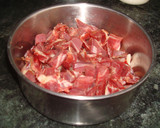 Foto del paso 2 de la receta: Macarrones con jamón y cebolla