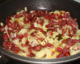 Foto del paso 4 de la receta: Macarrones con jamón y cebolla
