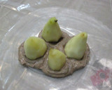 Foto del paso 3 de la receta: Peras con quark y salsa de chocolate