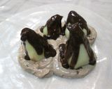 Foto del paso 4 de la receta: Peras con quark y salsa de chocolate