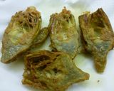 Foto del paso 5 de la receta: Alcachofas rebozadas con almendra y jamón