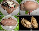 Foto del paso 3 de la receta: Rollitos de pollo rellenos de espinacas