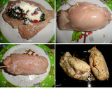 Foto del paso 3 de la receta: Rollitos de pollo rellenos de espinacas