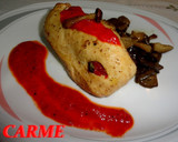 Foto del paso 5 de la receta: Rollitos de pollo rellenos de espinacas