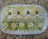 Foto del paso 8 de la receta: Arrollado de pionono con crema de pollo, huevos y aceitunas
