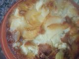 Torta invertida de manzana