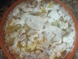 Torta invertida de manzana
