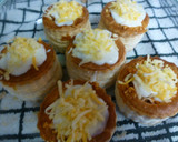 Foto del paso 7 de la receta: Volovanes de picadillo de pollo con tomate y bechamel