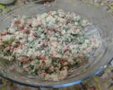 Foto del paso 3 de la receta: Árbol de Navidad de ensalada rusa