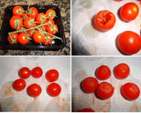 Foto del paso 1 de la receta: Tomatitos cherry rellenos de queso fresco y surimi