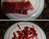 Foto del paso 3 de la receta: Huevos poché con virutas de jamón ibérico