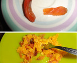 Foto del paso 2 de la receta: Huevos rellenos de salmón en aceite y aceituna